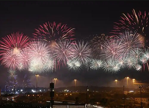 赫章县焰火晚会